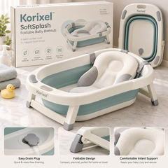 Korixel™ SoftSplash Baby Bath Tub